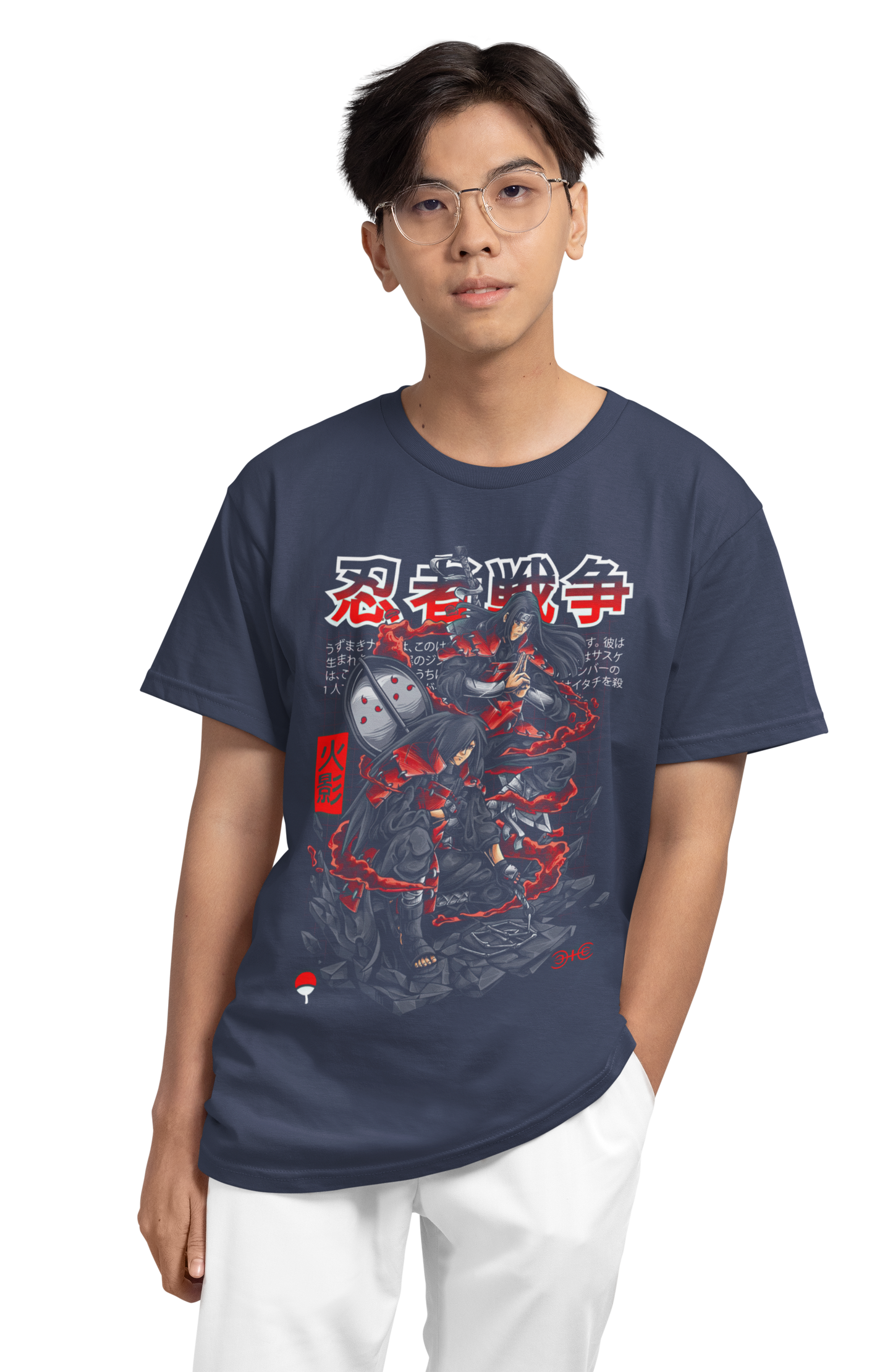Naruto Uchiha Legend Plus-Size T-Shirt | Multi-Fit Premium 180 GSM | S–7XL