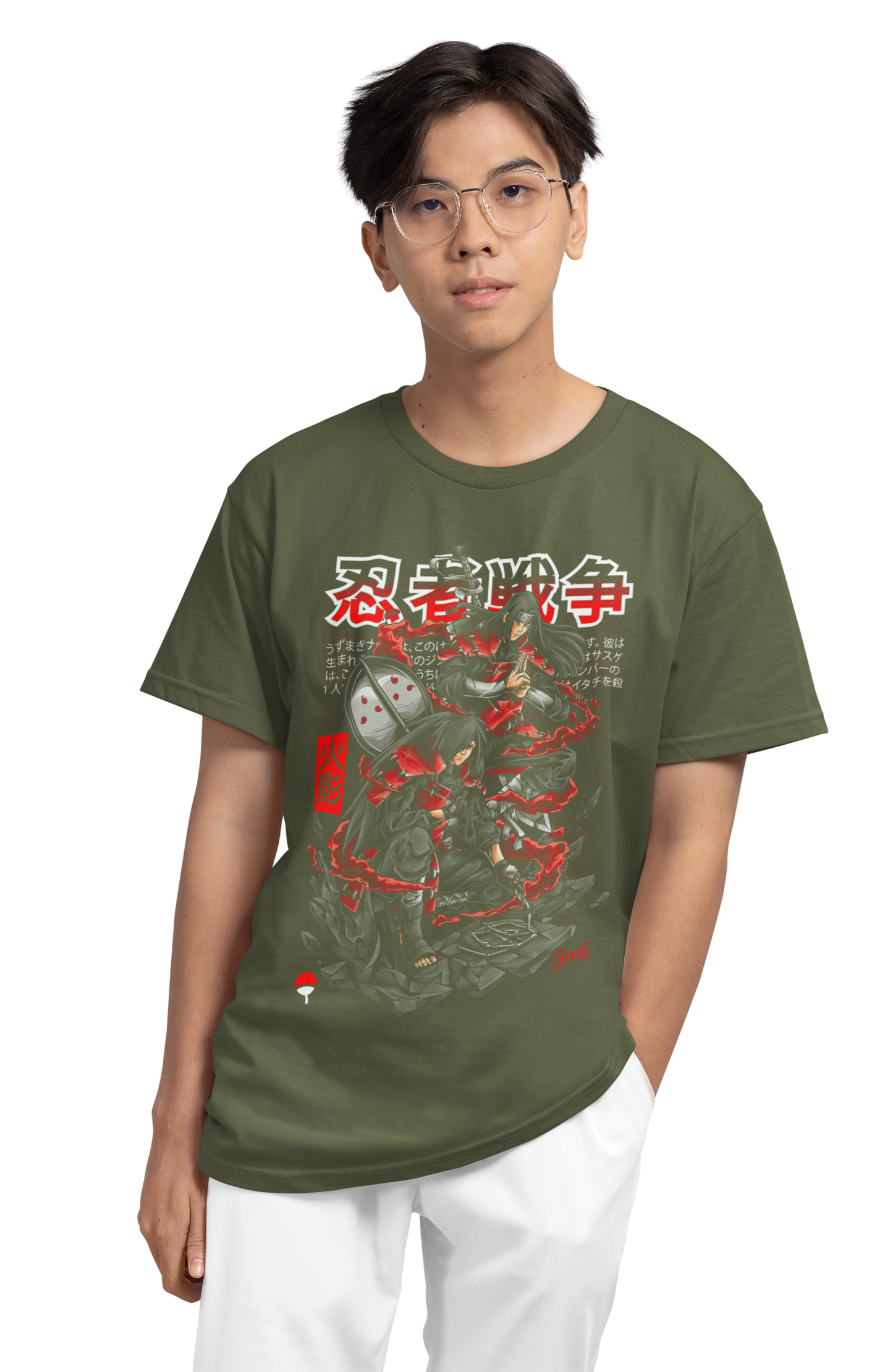 Naruto Uchiha Legend Plus-Size T-Shirt | Multi-Fit Premium 180 GSM | S–7XL