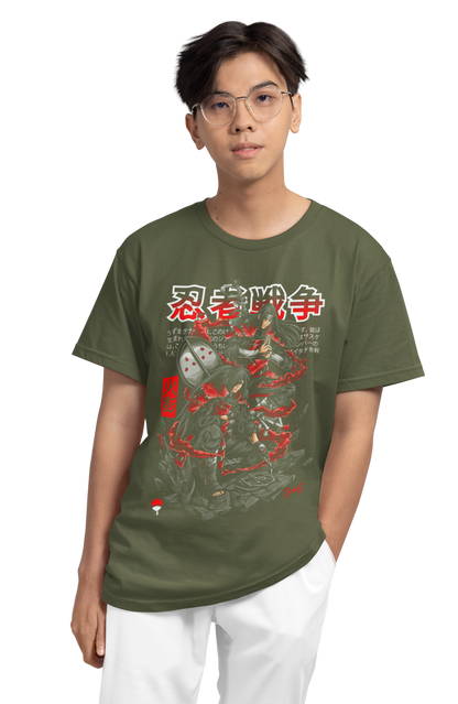 Naruto Uchiha Legend Plus-Size T-Shirt | Multi-Fit Premium 180 GSM | S–7XL
