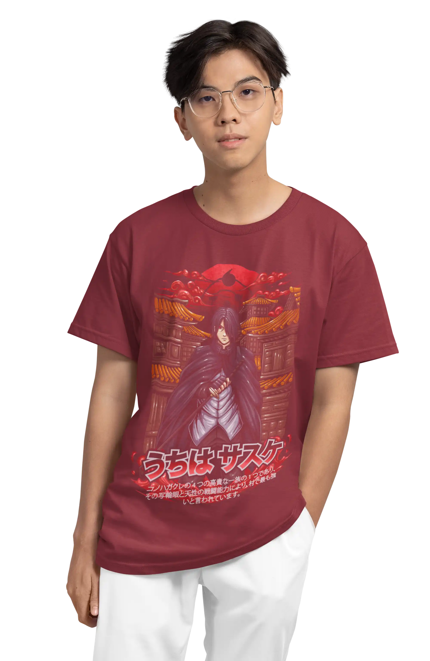 Uchiha Vengeance T-Shirt | Multi-Fit Premium 180 GSM Cotton | S-7XL