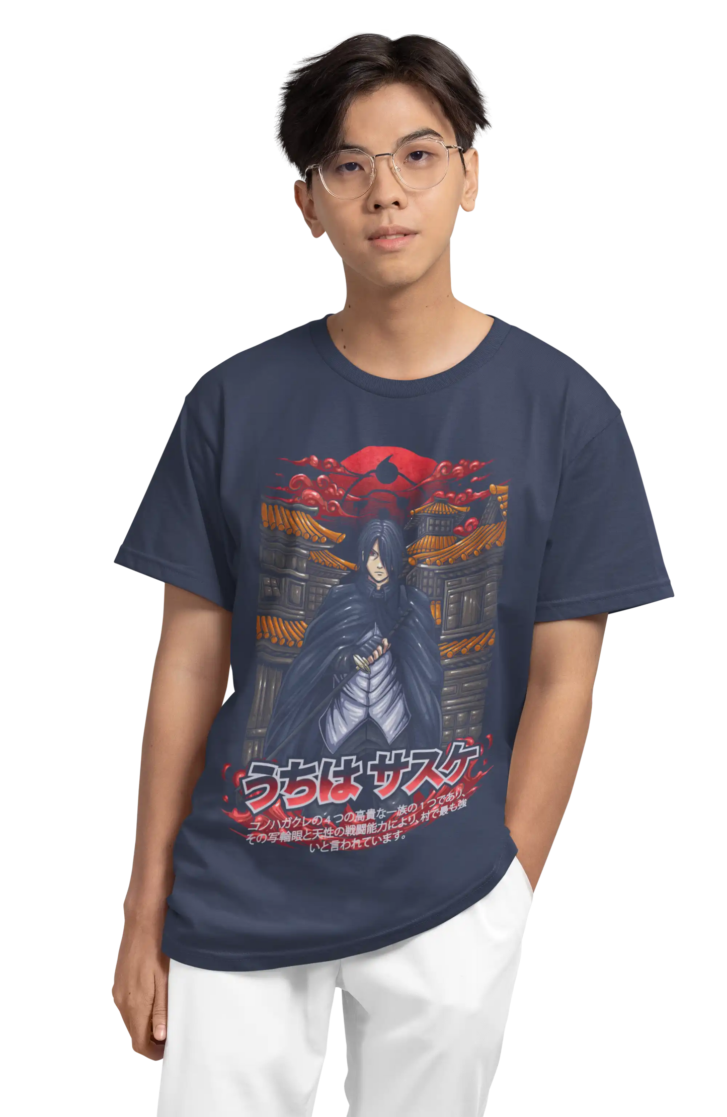 Uchiha Vengeance T-Shirt | Multi-Fit Premium 180 GSM Cotton | S-7XL