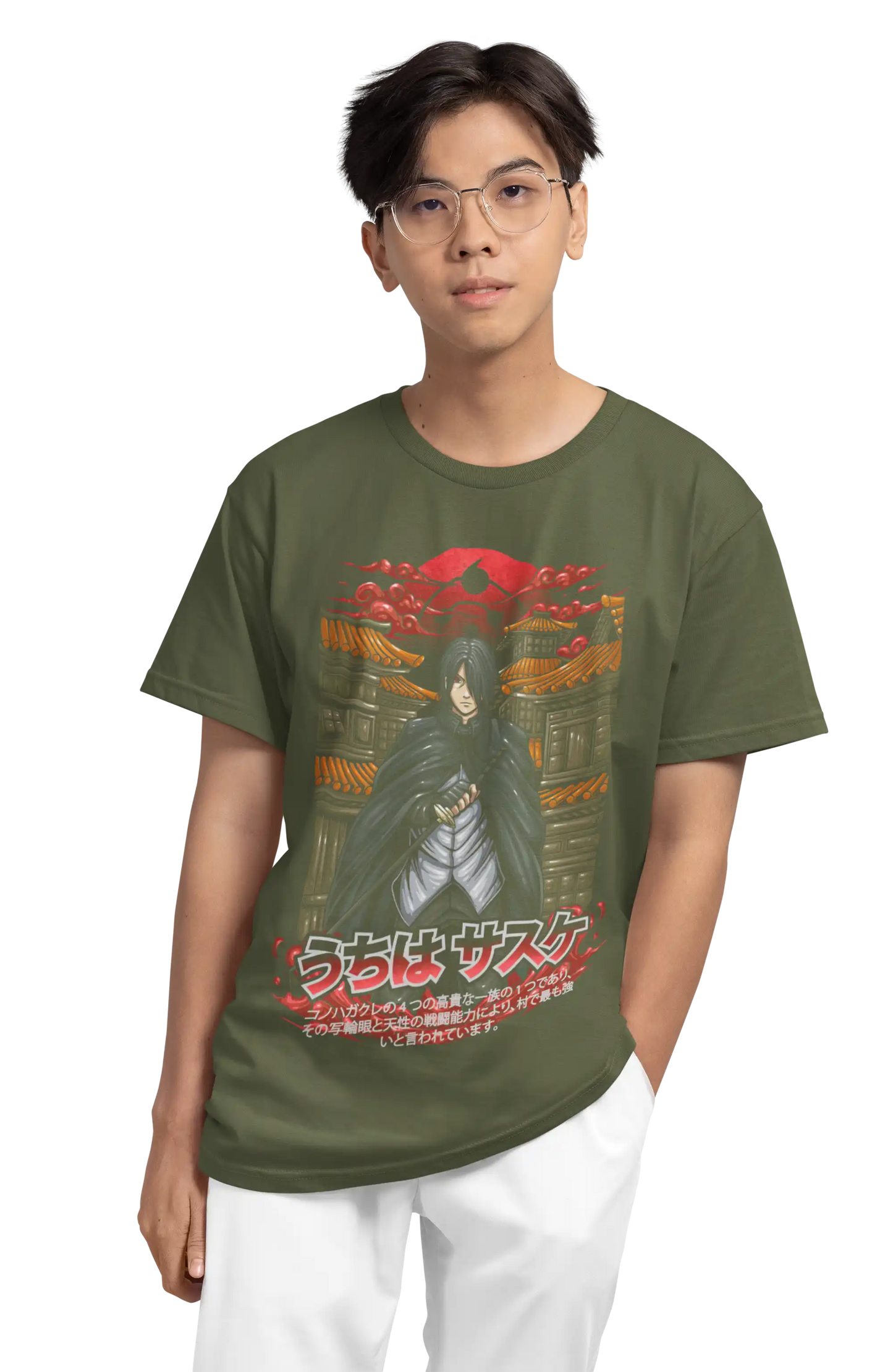 Uchiha Vengeance T-Shirt | Multi-Fit Premium 180 GSM Cotton | S-7XL