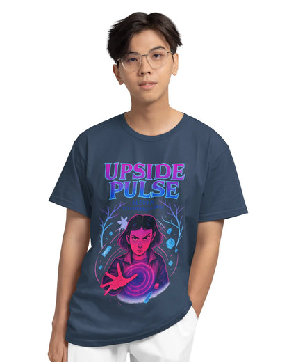 Upside Pulse Eleven Telekinetic Surge Stranger Things T-Shirt  | Multi-Fit Premium 180 GSM | S-7XL