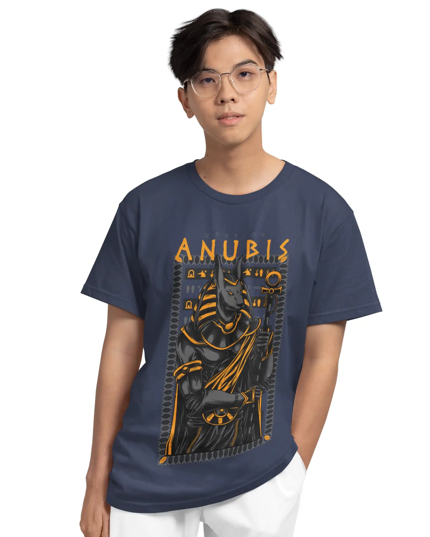 AWBlack warrior-anubis-guardian-premium-multi-fit-tshirt
