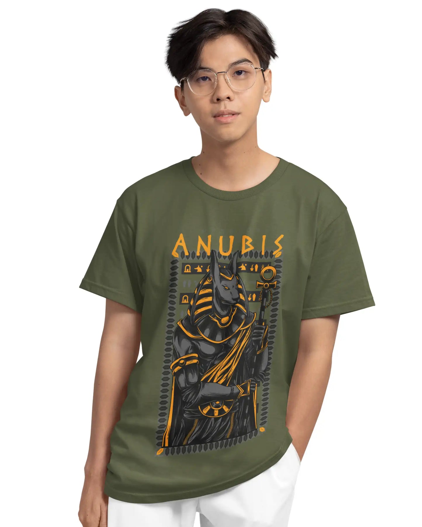 AWBlack warrior-anubis-guardian-premium-multi-fit-tshirt