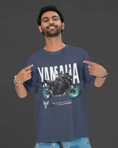 Yamaha MT-09 Motorcycle  Bike T-Shirt  | Multi-Fit Premium 180 GSM | S-7XL