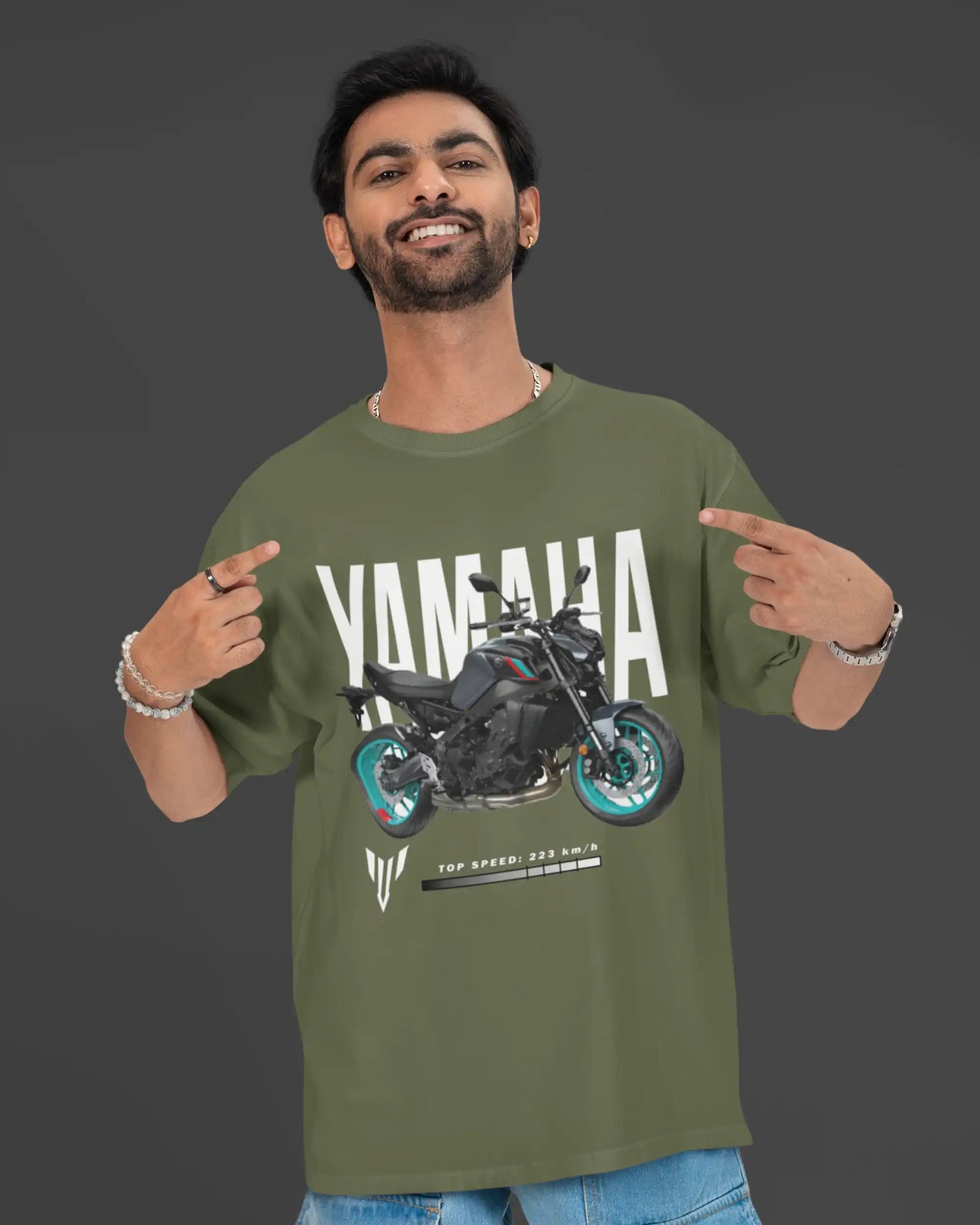 Yamaha MT-09 Motorcycle  Bike T-Shirt  | Multi-Fit Premium 180 GSM | S-7XL