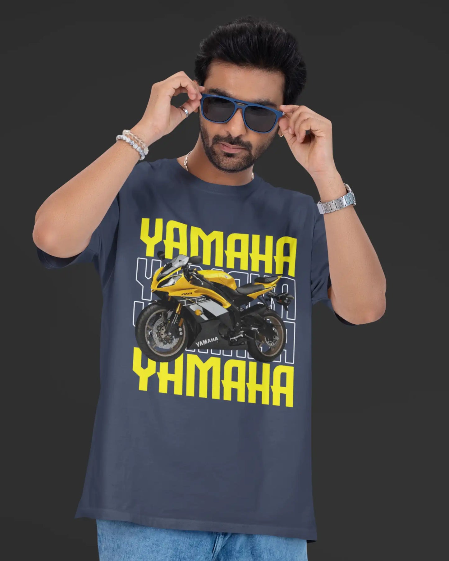 Yamaha R6 Motorcycle Bike T-Shirt  | Multi-Fit Premium 180 GSM | S-7XL