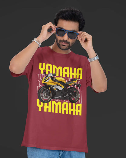 Yamaha R6 Motorcycle Bike T-Shirt  | Multi-Fit Premium 180 GSM | S-7XL