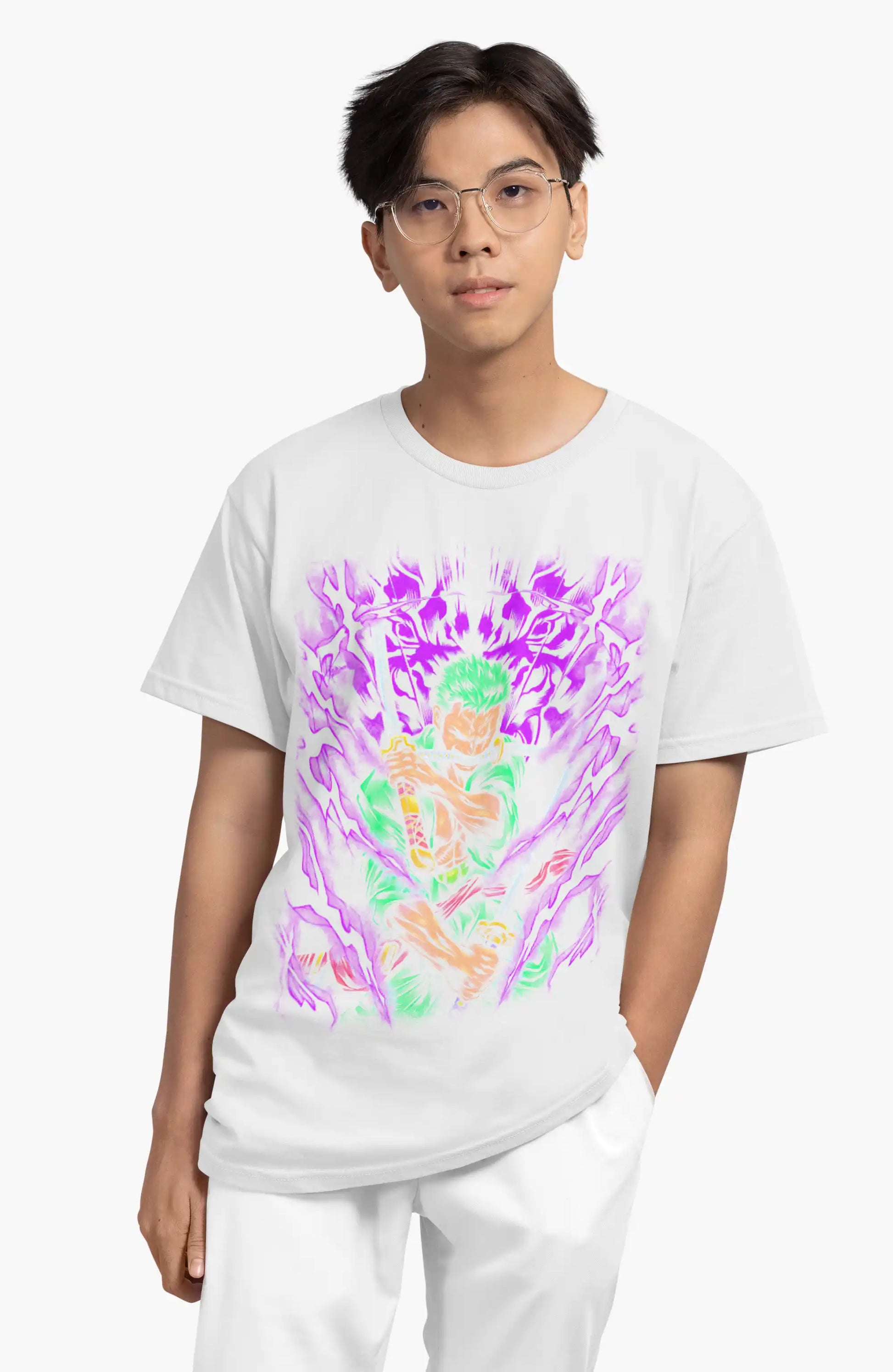 AWBlack zoro-one-piece-anime-premium-tshirt
