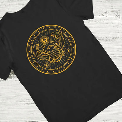 Ancient Secrets Illuminati Egyptian Beetle - Premium Black Tshirt - AWBlack