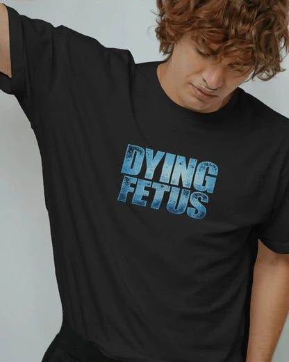 Dying Fetus Oversized T-Shirt | Heavy Metal Rock Band Graphic Tee | 240 GSM Cotton | XS-2XL | AWBlack