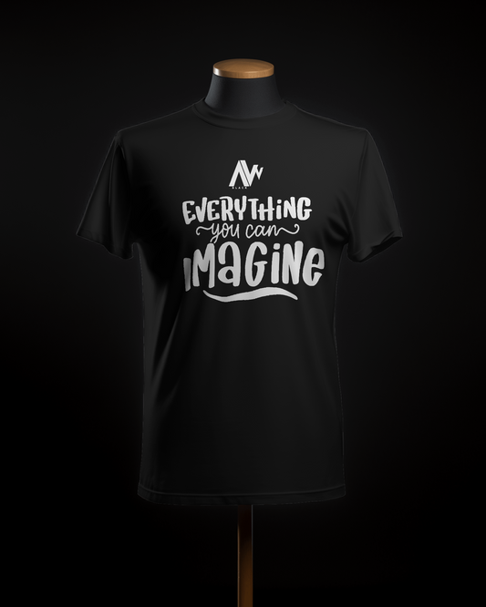 Emblematic Elegance: AWBlack Brand Logo T-Shirt - Promotion Offer - AWBlack