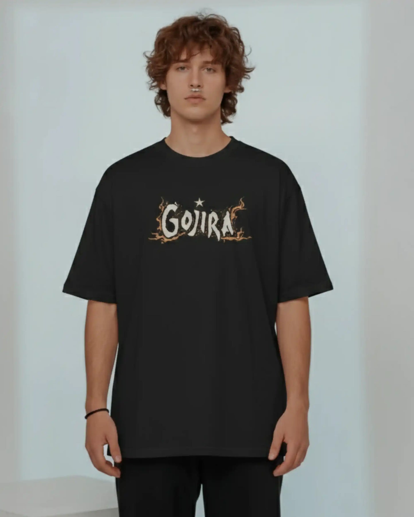 Gojira Oversized T-Shirt | Heavy Metal Rock Band Graphic Tee | 240 GSM Cotton | XS-2XL | AWBlack