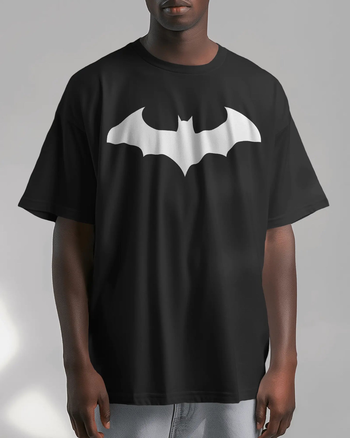 Gotham Guardian Batman Emblem - Premium Oversized T-Shirt