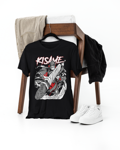 Kisame Unleashed Naruto-Inspired - Premium Black T-shirt - AWBlack
