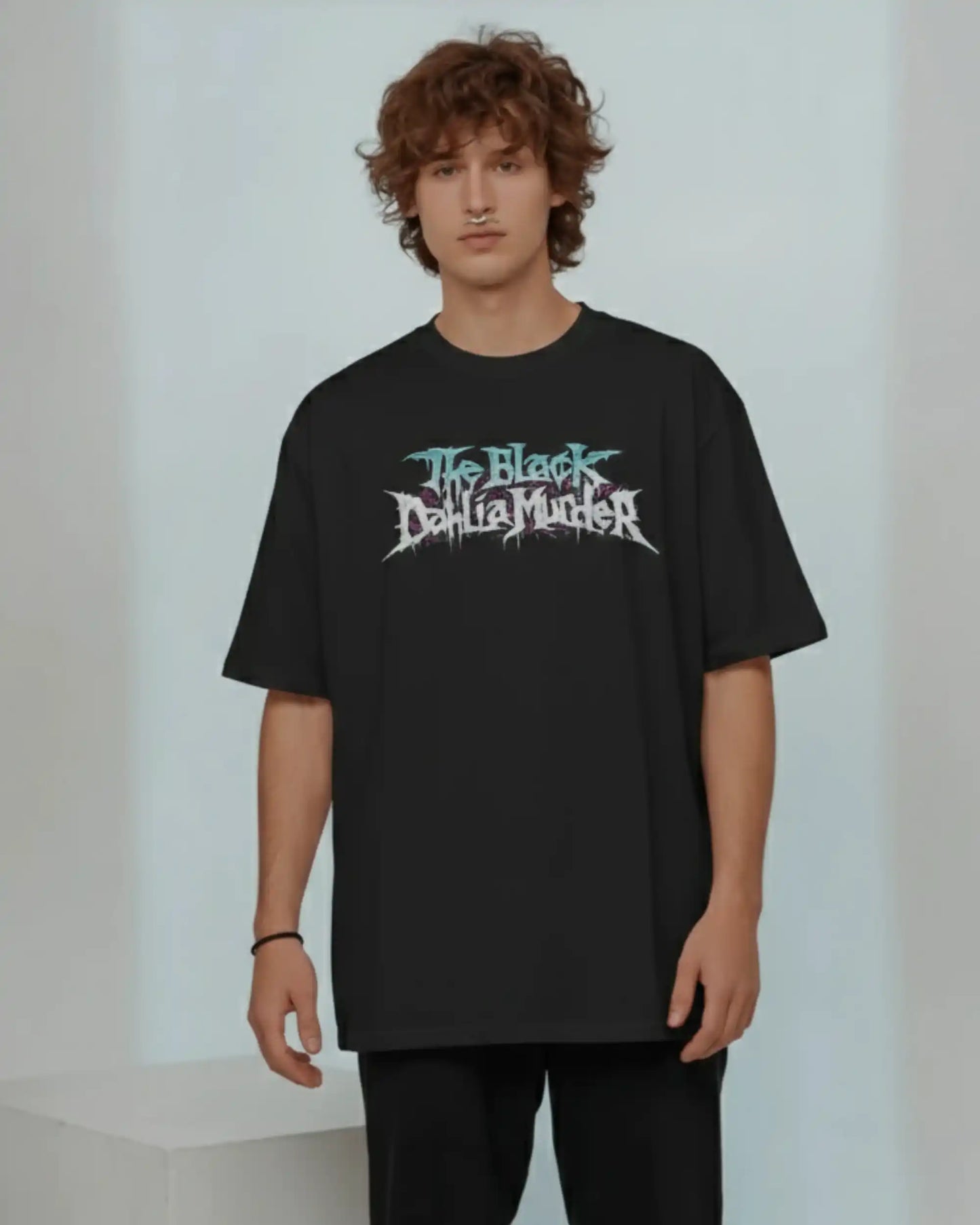 The Black Dahlia Murder V2 Oversized T-Shirt | Heavy Metal Rock Band Graphic Tee | 240 GSM Cotton | XS-2XL | AWBlack