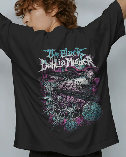 The Black Dahlia Murder V2 Oversized T-Shirt | Heavy Metal Rock Band Graphic Tee | 240 GSM Cotton | XS-2XL | AWBlack