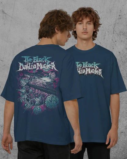 The Black Dahlia Murder V2 Oversized T-Shirt | Heavy Metal Rock Band Graphic Tee | 240 GSM Cotton | XS-2XL | AWBlack