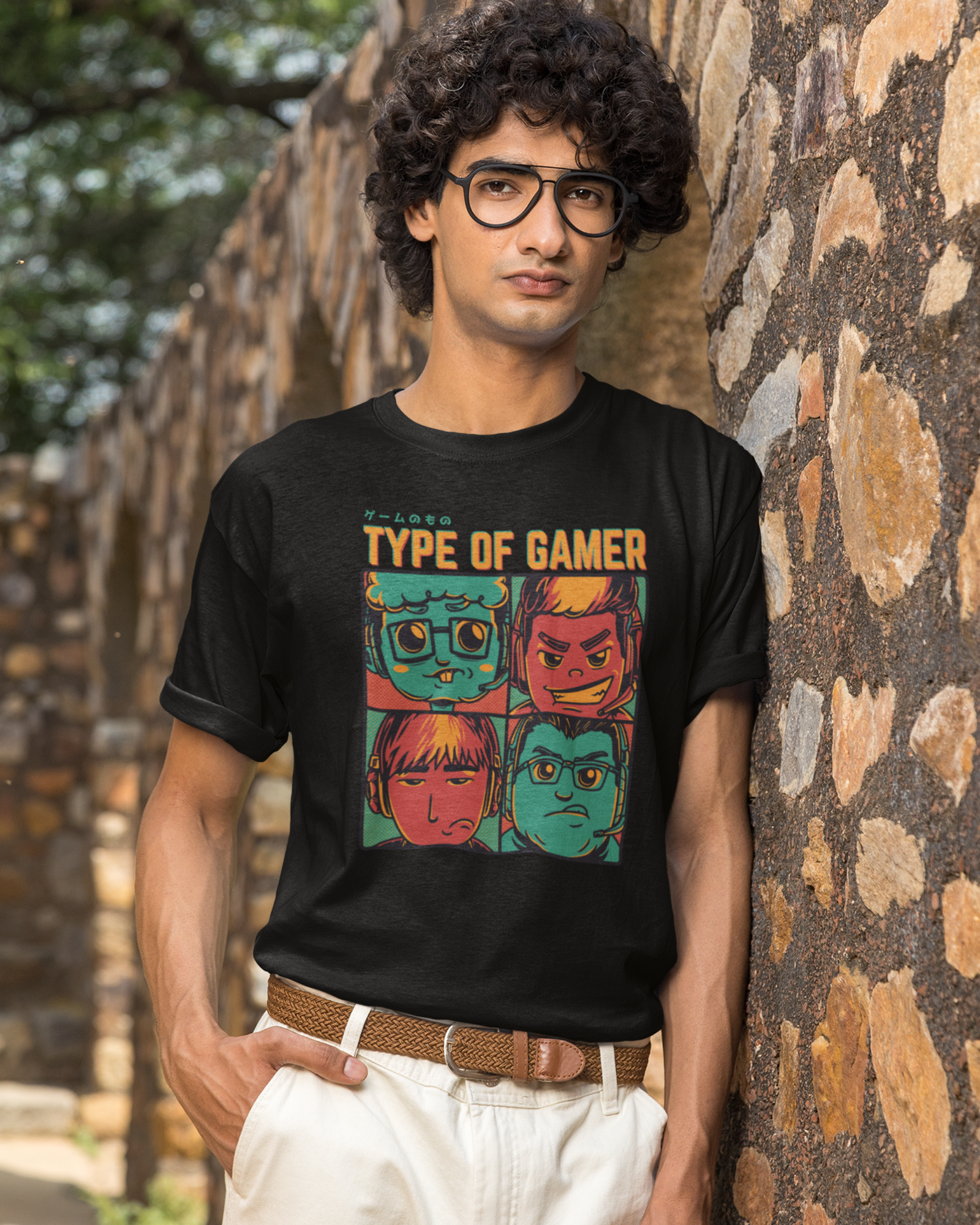 The Gamer Spectrum – 4 Types of Players - Premium Black Tshirt - AWBlack