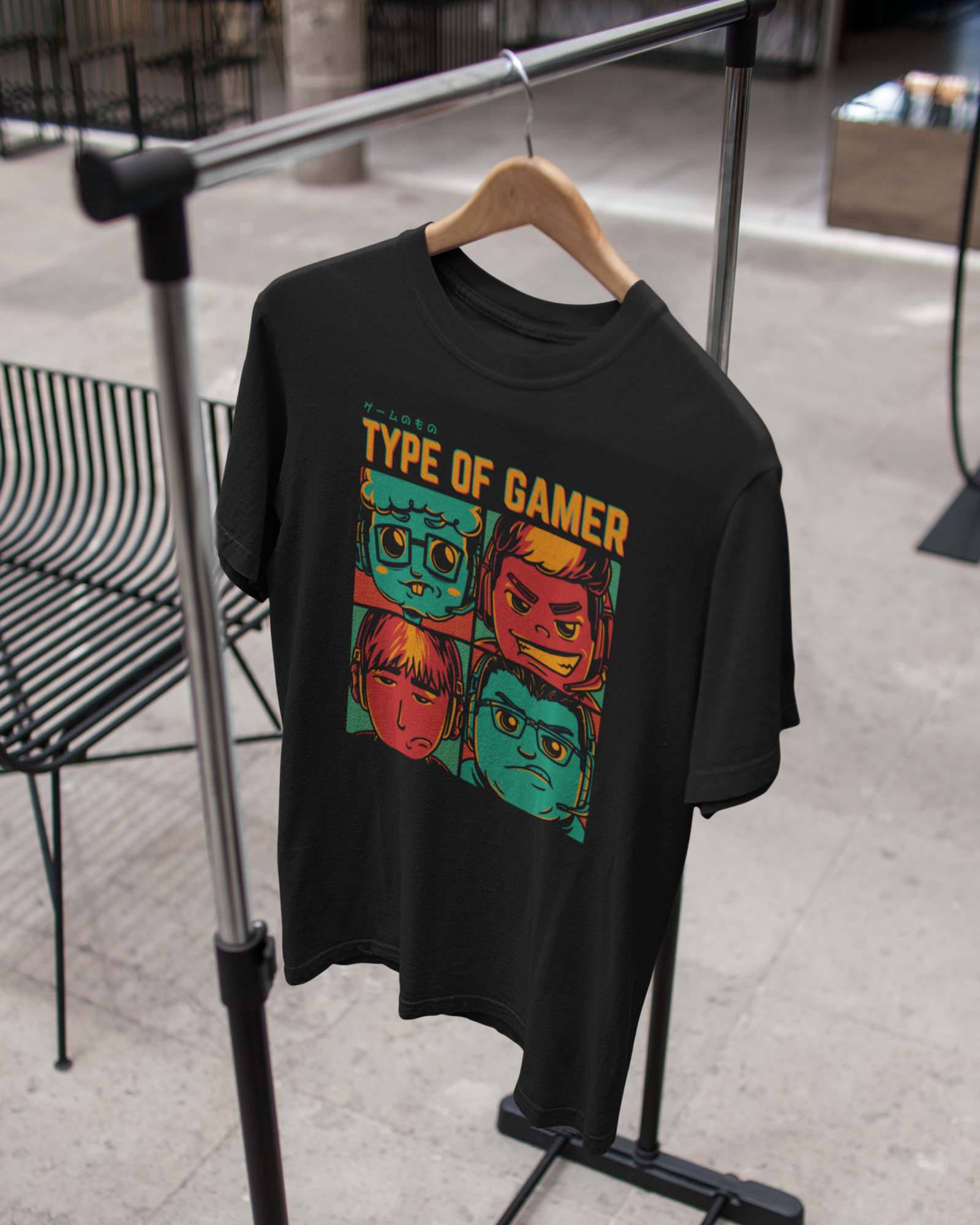 The Gamer Spectrum – 4 Types of Players - Premium Black Tshirt - AWBlack
