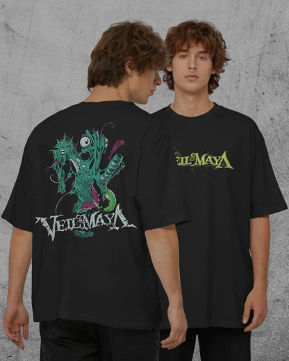 Veil of Maya Oversized T-Shirt | Heavy Metal Rock Band Graphic Tee | 240 GSM Cotton | XS-2XL | AWBlack