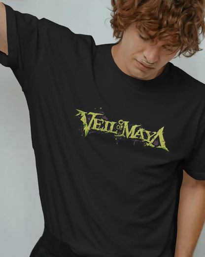Veil of Maya Oversized T-Shirt | Heavy Metal Rock Band Graphic Tee | 240 GSM Cotton | XS-2XL | AWBlack